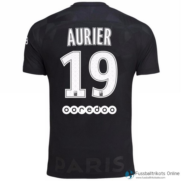 Paris Saint Germain Trikot Ausweich Aurier 2017-18 Fussballtrikots Günstig
